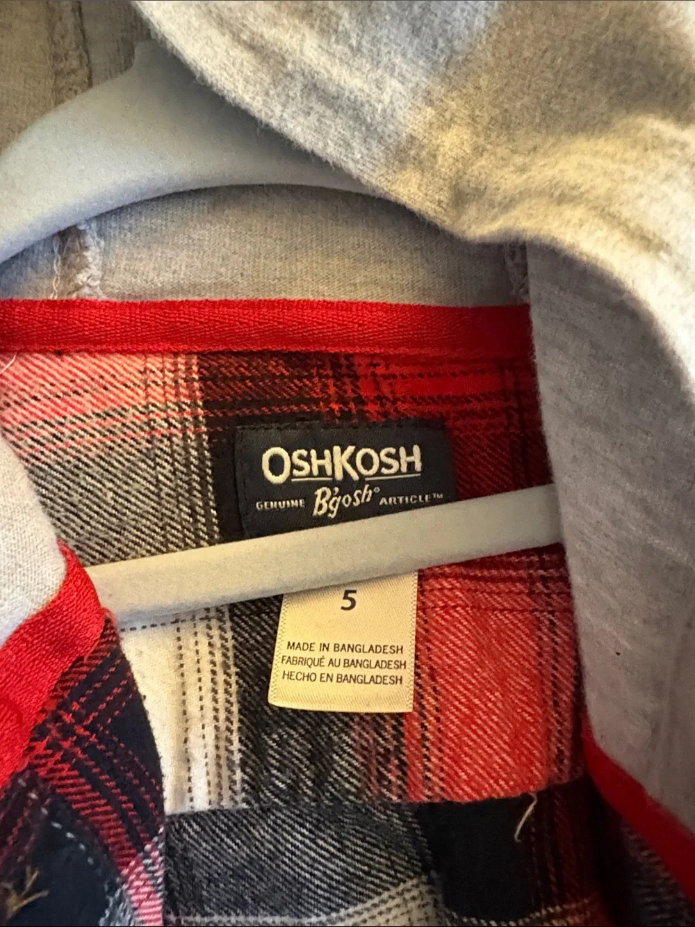 OshKosh Boys' , Baby Gap , Carter’s Flannel 4 Pack